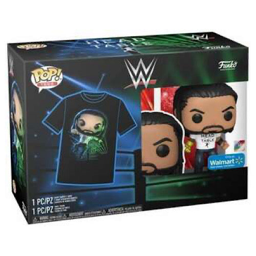 Pop! and Tee: WWE Roman Reigns - Head Of The Table, Size (XL), Walmart Exclusive, (Condition Unopened))