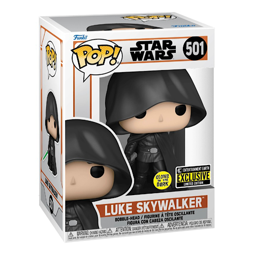 Luke Skywalker, Glow, EE Exclusive, #501, (Condition 7.5/10)