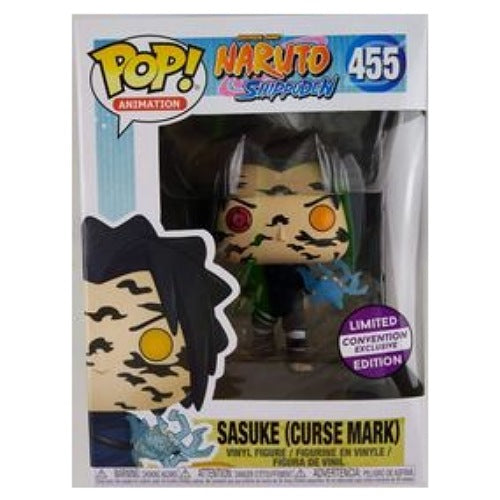 Funko Pop! Sasuke Curse Mark #455 (LE Convention Exclusive) Signed