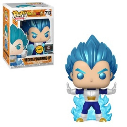 Vegeta Powering Up (Metallic), Chase, Chalice Collectibles Exclusive, #713, (Condition 7/10)