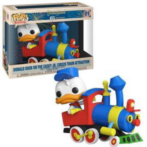 Donald Duck on the Casey Jr. Circus Train Attraction, #01 (Condition 8/10)