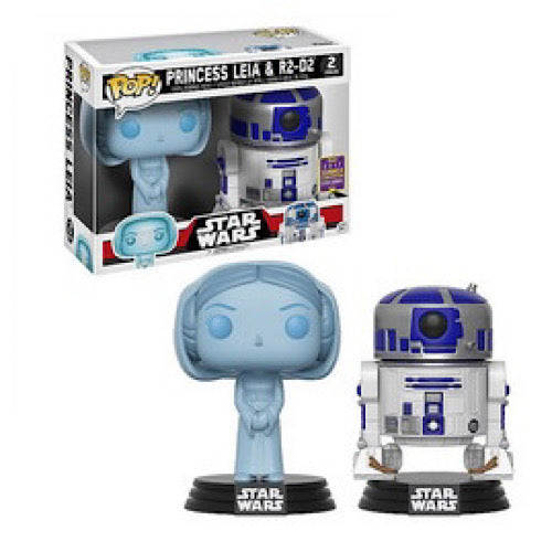 Princess Leia & R2-D2, 2-Pack, 2017 Summer Convention Exclusive, (Condition 7.5/10)