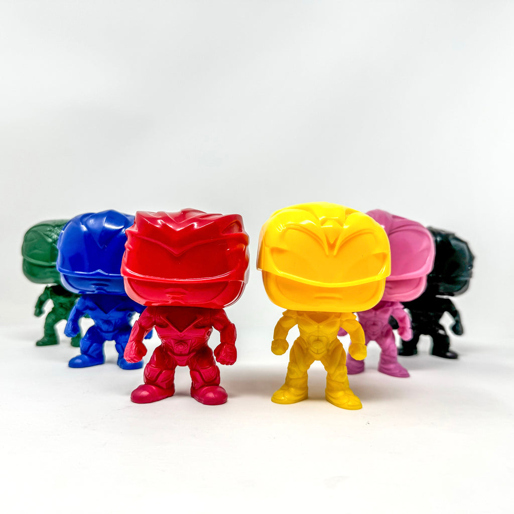 Power Rangers (full set) Funko Prototypes