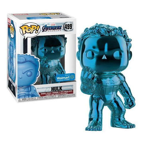 Hulk (Blue Chrome), Walmart Exclusive, #499 (Condition 6.5/10)