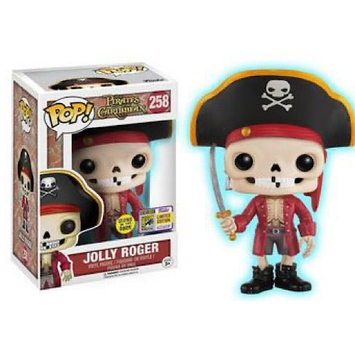 Jolly Roger, Glow, SDCC, LE1000, #258, (Condition 7.5/10)