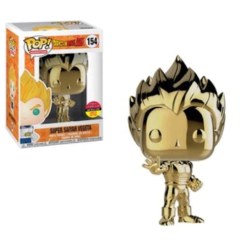 Super Saiyan Vegeta, Gold Chrome, 2018 SDCC Exclusive/Toy Tokyo, #154, (Condition 8/10) - Smeye World