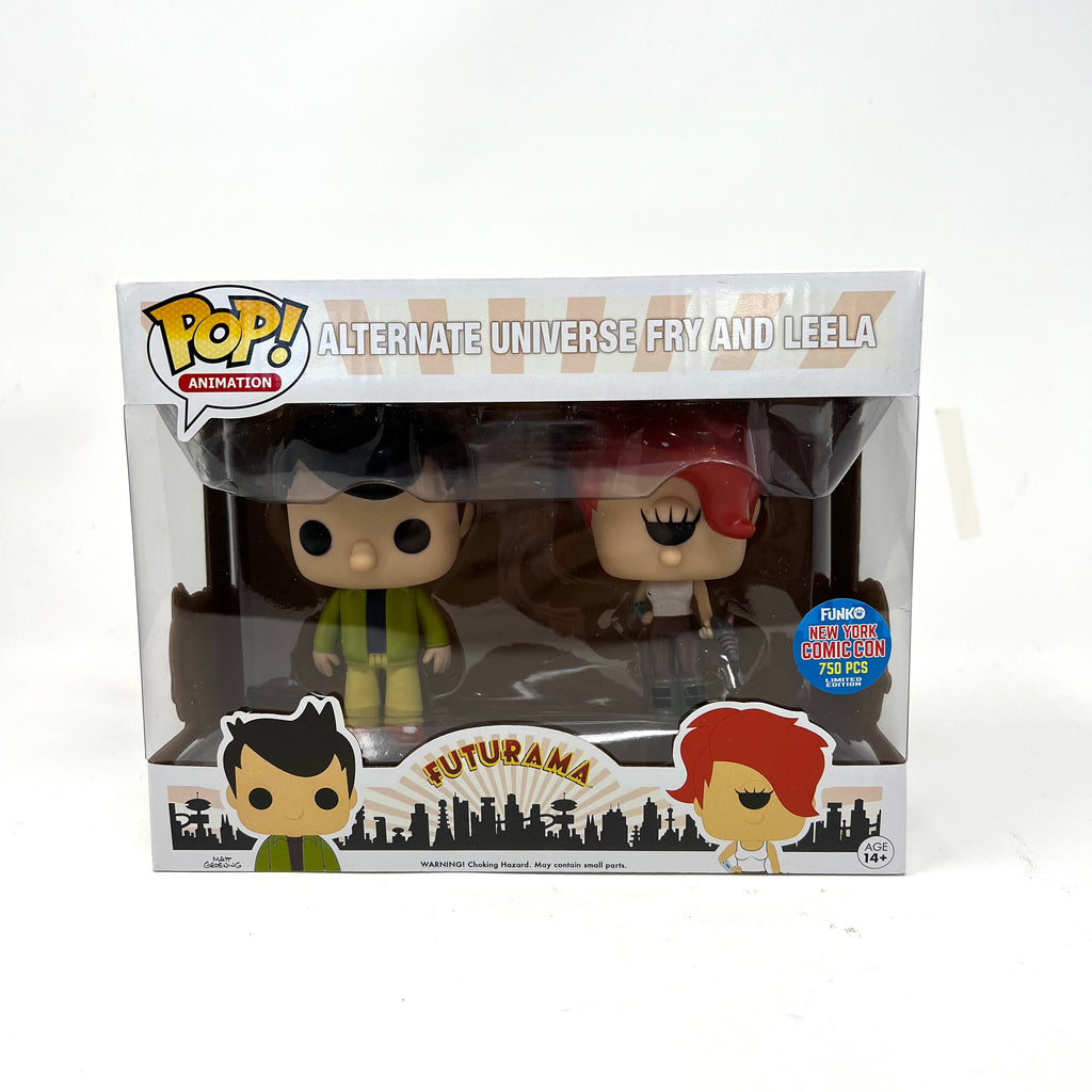Alternate Universe Fry and Leela, NYCC Exclusive, LE750, (Condition 7.5/10)