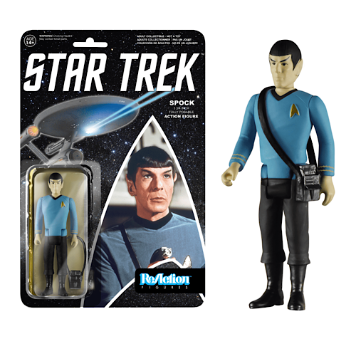Spock, Funko ReAction Figure 3-3/4", Star Trek, (Unopened)
