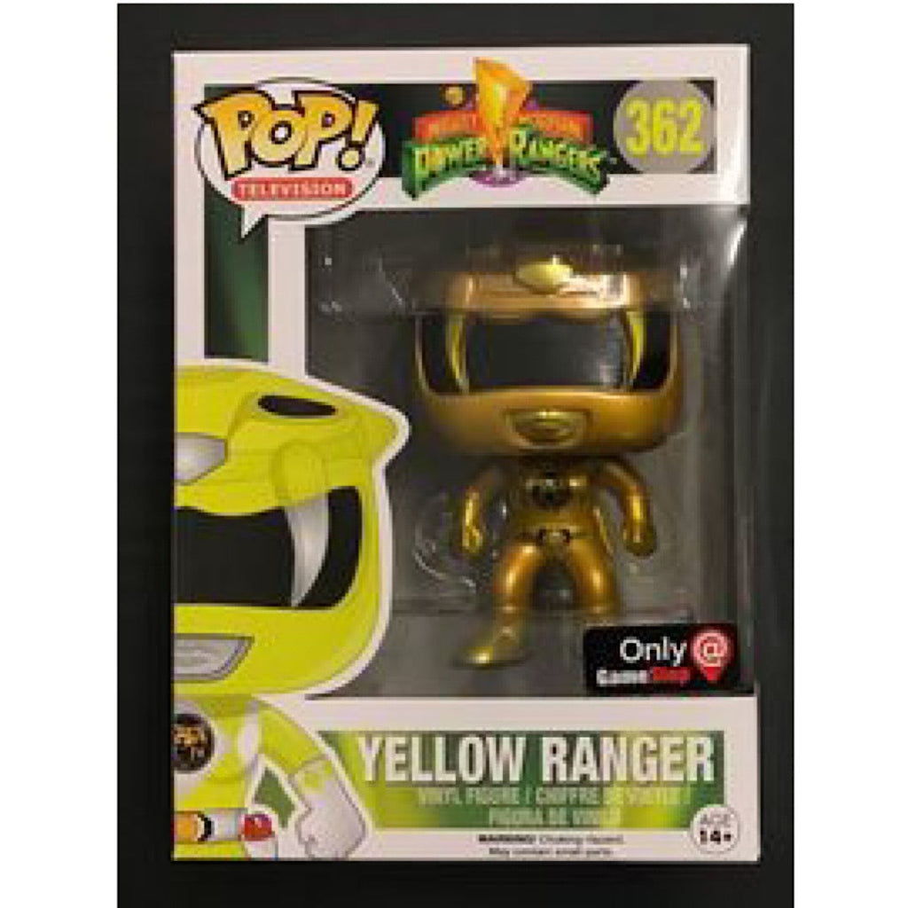 Yellow Ranger (Gold), GameStop Exclusive, #362, (Condition 6/10)