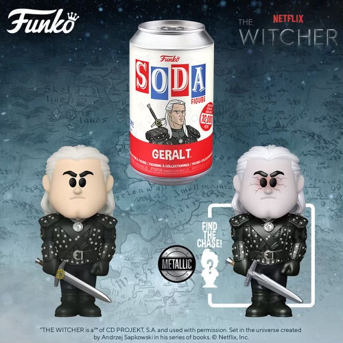 Vinyl SODA: The Witcher - Geralt CASE Includes Metallic Chase, Sealed Case