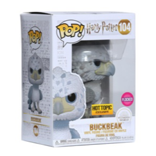 Buckbeak, Black Eyes, Flocked, HT Exclusive, #104, (Condition 8/10)