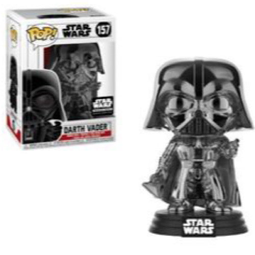 Darth Vader (Black Chrome), Smugglers Bounty Exclusive, #157, (Condition 7/10)