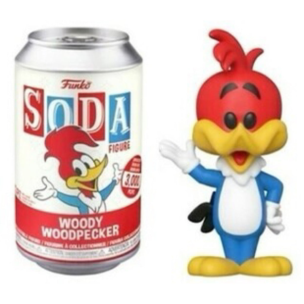 Vinyl SODA: Woody Woodpecker, Common, Unsealed, Funko Shop, (Condition 6/10)