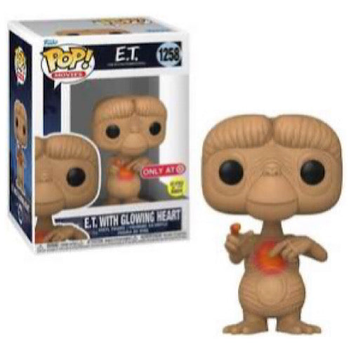 E.T, With Glowing Heart, Glow, Target Exclusive, #1258, (Condition 8/10)