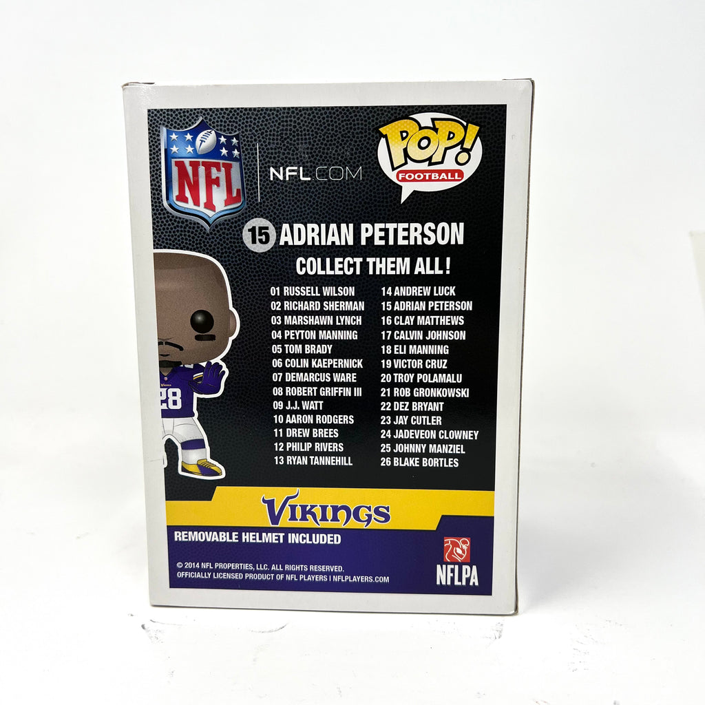 Adrian Peterson, ARTIST SAMPLE, #15, (Condition 7/10)