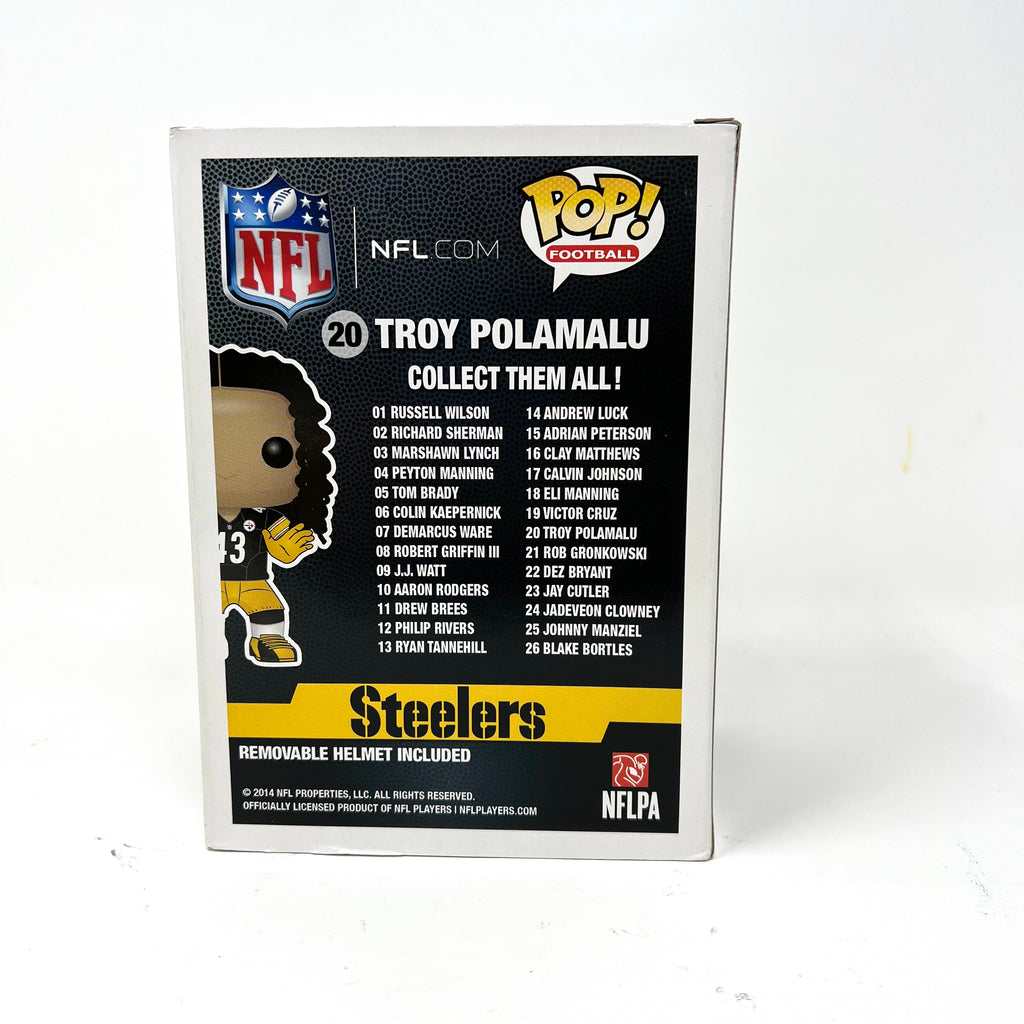 Troy Polamalu, ARTIST SAMPLE, #20, (Condition 7/10)