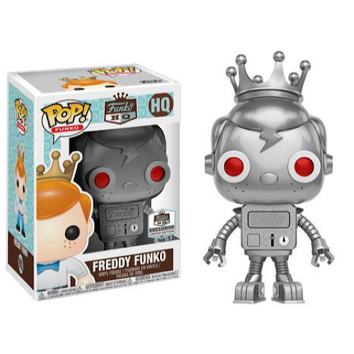 Freddy Funko, Robot, Silver, HQ Exclusive, #HQ, (Condition 8/10)