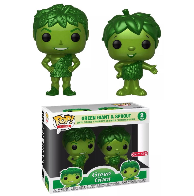 Green Giant & Sprout (Metallic), Target Exclusive, 2 Pack, (Condition 8/10)