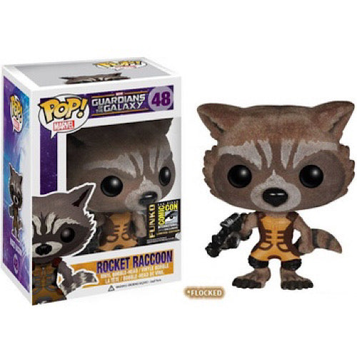 Rocket Raccoon, Flocked, 2014 SDCC, #48, (Condition 8/10)