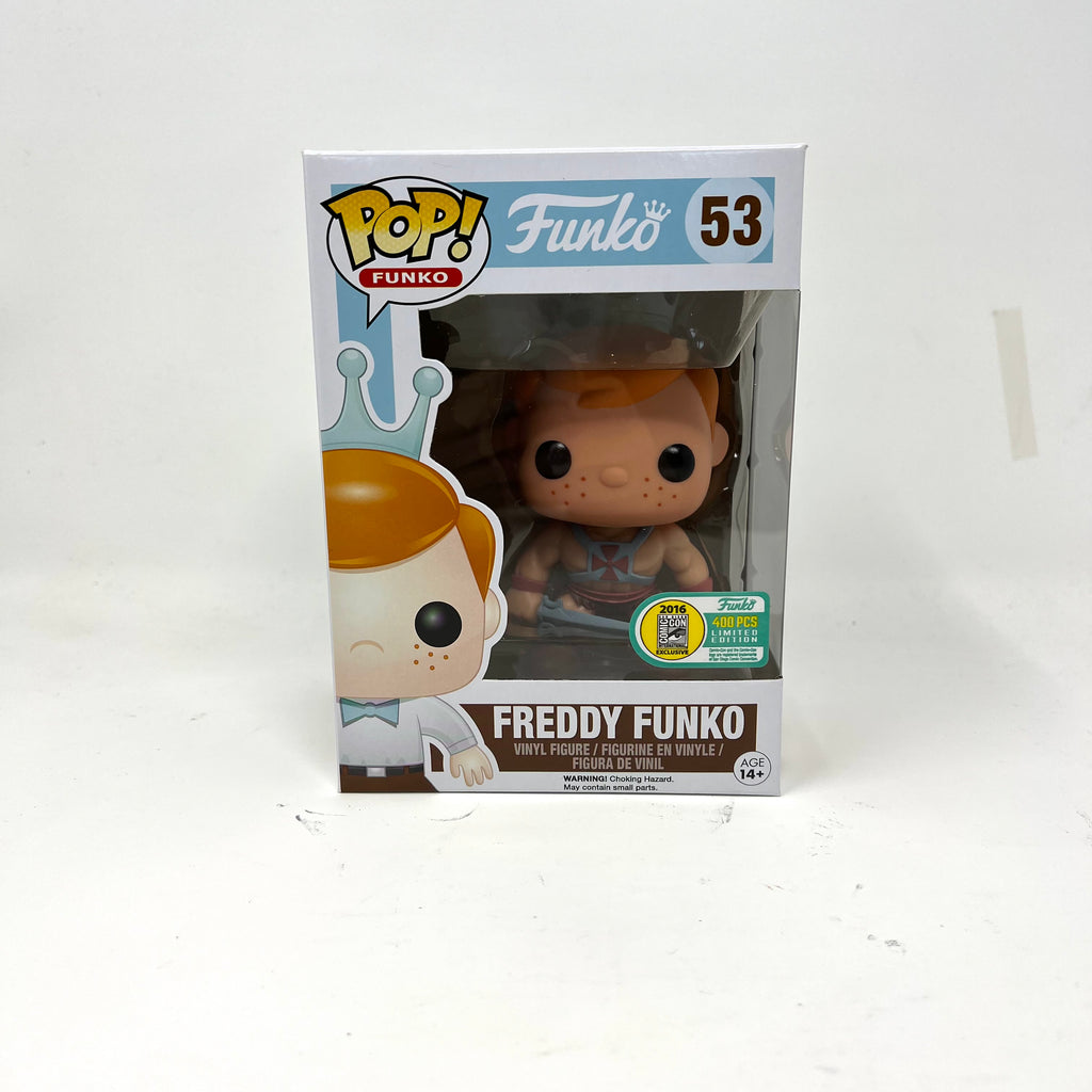Freddy Funko, He-Man, 2016 SDCC, LE400, #53, (Condition 7.5/10)