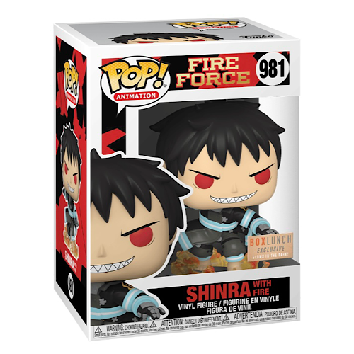 Shinra with Fire, Glow, Box Lunch Exclusive, #981, (Condition 8/10)