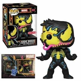 Eddie Brock (Venom) Pop! and Tee Box Set (Blacklight), Size: 2XL, Target Exclusive