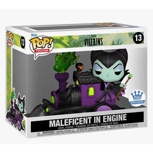 Maleficent In Engine, Trains, Funko Shop Exclusive, #13, (Condition 8/10)