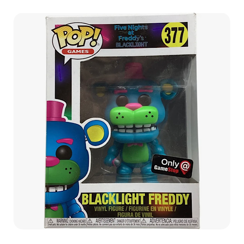 Blacklight Freddy, GameStop Exclusive, #377, (Condition 8/10)