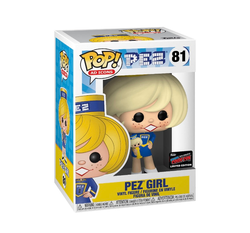 Pez Girl (Blonde), 2019 Fall Convention LE, #81, (Condition 6.5/10)