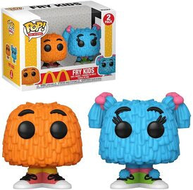 Fry Kids (Orange & Blue), 2-Pack (small), (Condition 7.5/10)