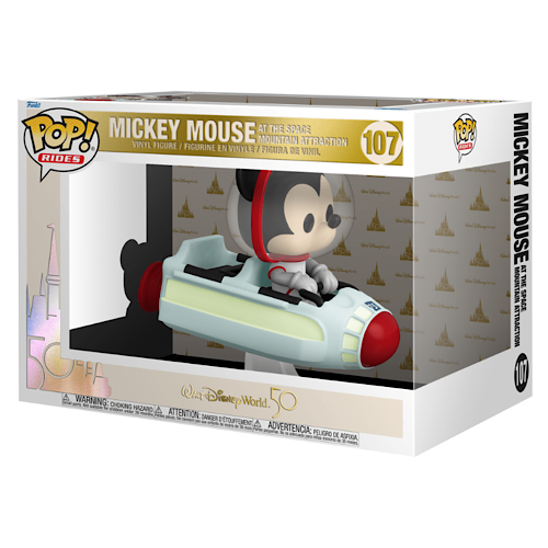 Mickey Mouse At The Space Mountain Attraction, #107, (Condition 7.5/10)