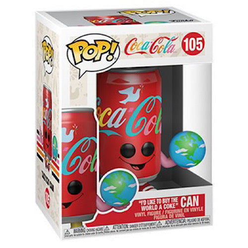 "I’d like to buy the world a Coke" Can, #105, (Condition 7/10)