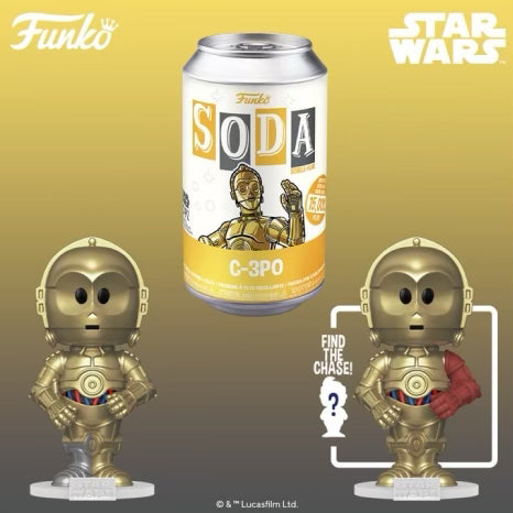 Vinyl SODA: STAR WARS™ - C-3PO w/Chance at Chase, (Condition New/Sealed)