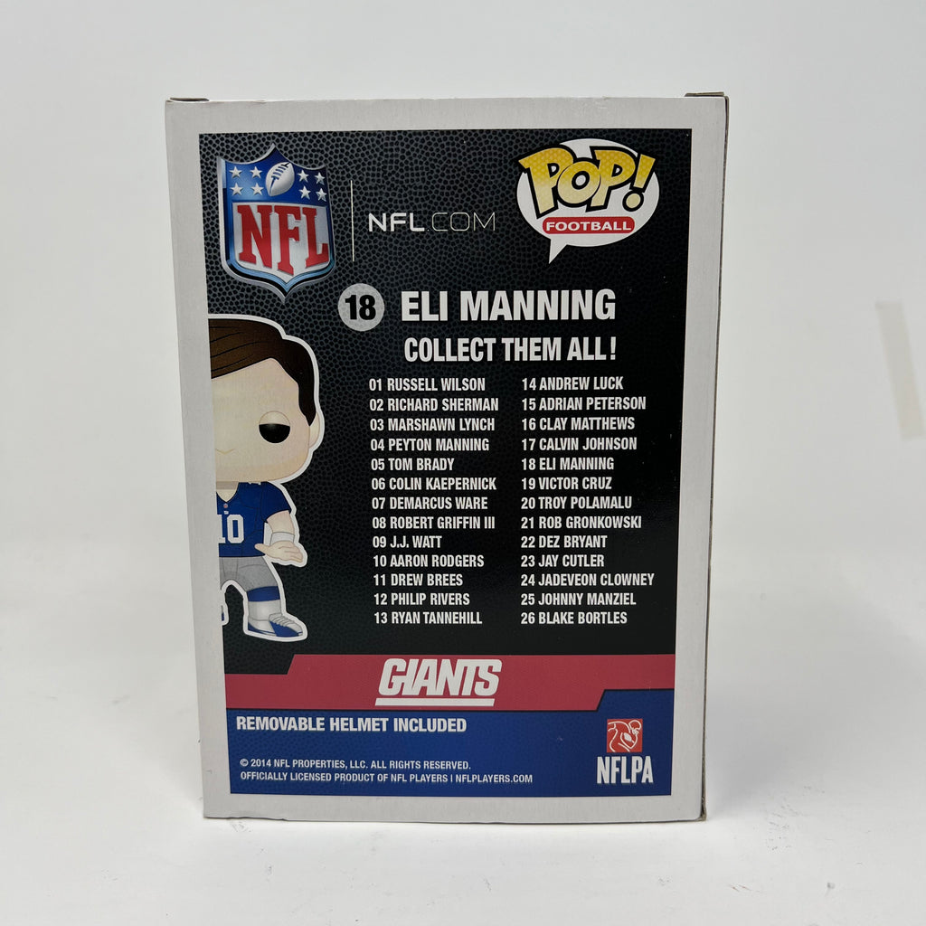 Eli Manning, ARTIST SAMPLE, #18, (Condition 7.5/10)