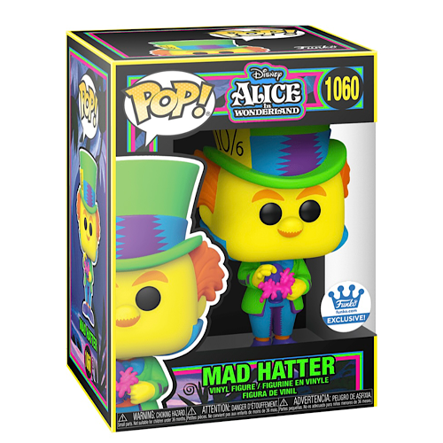 Mad Hatter (Blacklight), Funko Shop Exclusive, #1060, (Condition 8/10)