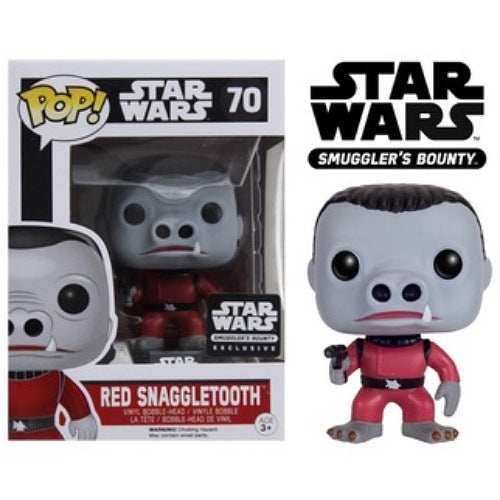 Red Snaggletooth, Star Wars Smuggler's Bounty Exclusive, #70, (Condition 7.5/10)