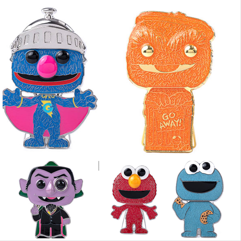 Sesame Street Wave 3 Large Enamel Pin (Individuals/Full set with chase)