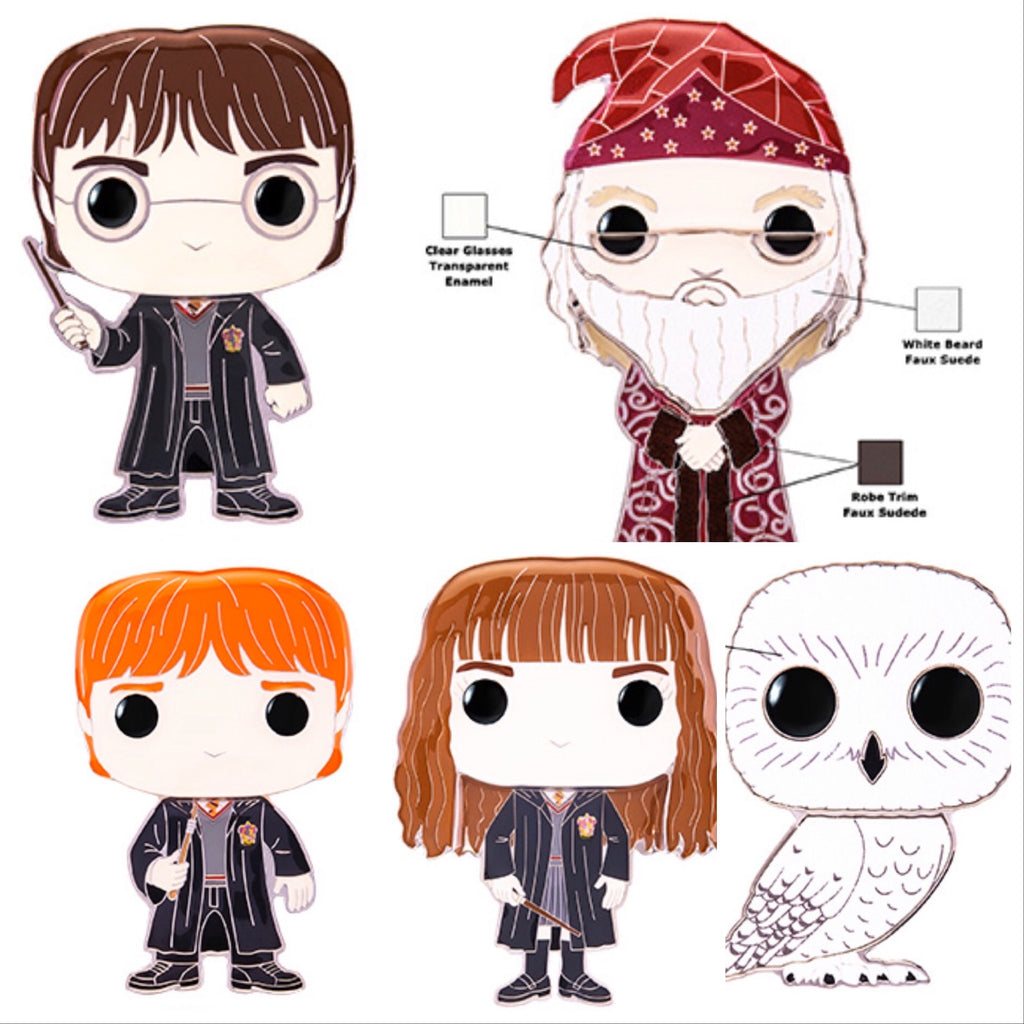 Harry Potter -Large Enamel Pin (Individuals/Full set with chase) - Smeye World