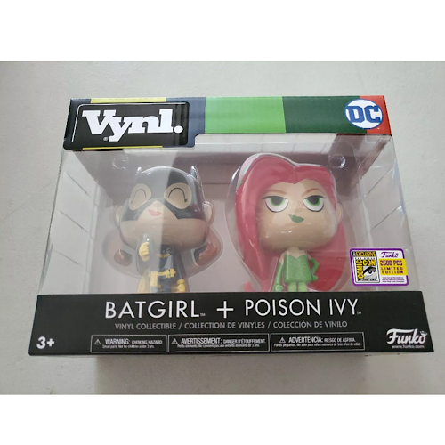 Batgirl + Poison Ivy, Vynl., SDCC, LE2500 PCS, 2-Pack, (Condition 7/10)