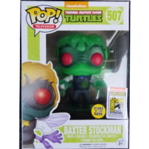 Baxter Stockman, Glow, Nickelodeon SDCC Sticker, #507, (Condition 8/10)