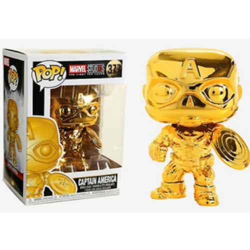 Captain America, Gold Chrome, #377, (Condition 7.5/10)