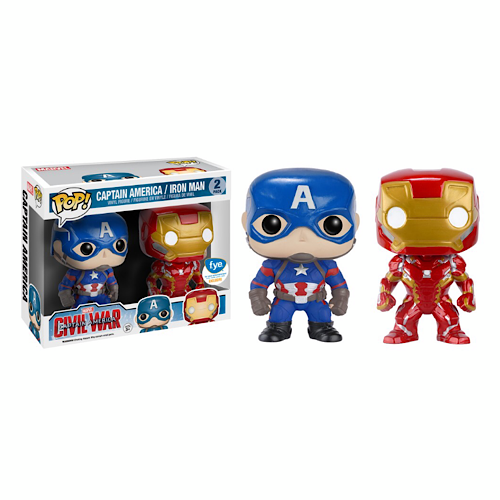 Captain America/Iron Man, 2-Pack, FYE Exclusive, (Condition 7/10)