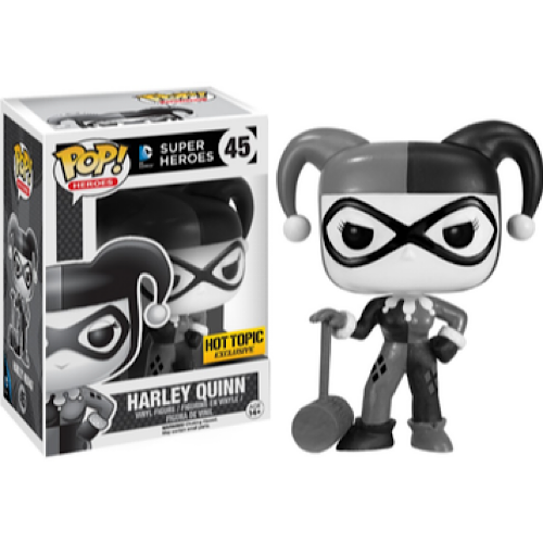 Harley Quinn (Black & White), Hot Topic Exclusive, #45, (Condition 7/10) - Smeye World