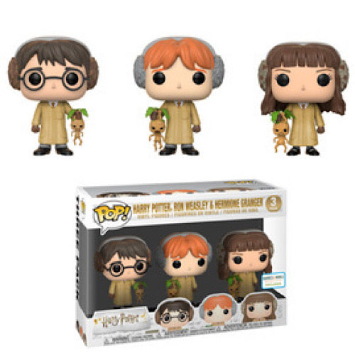 Harry Potter, Ron Weasley & Hermione Granger, 3 Pack, Barnes & Noble Exclusive, (Condition 7/10)