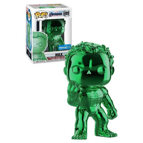 Hulk, (Green Chrome), Walmart Exclusive, #499, (Condition 8/10)