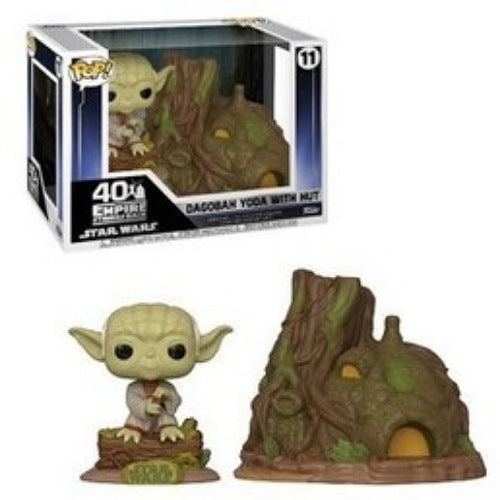 Dagobah Yoda with Hut, Town, #11, (Condition 8/10)