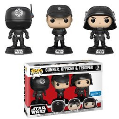 Gunner, Officer & Trooper, 3 Pack, Walmart Exclusive, (Condition 8/10)