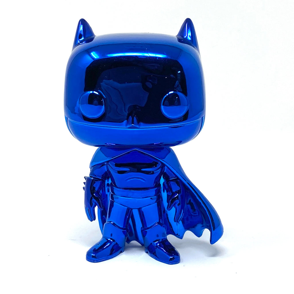 Blue Chrome Batman Funko Color Test Shot Prototype - Smeye World