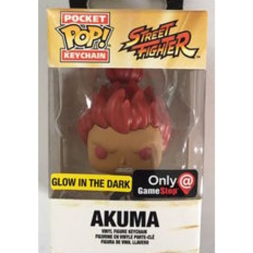 Akuma, Glow, Pocket Pop! Keychain, GameStop Exclusive