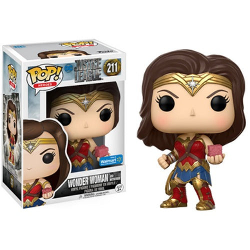 Wonder Woman and Motherbox, Walmart Exclusive, #211, (Condition 7/10)